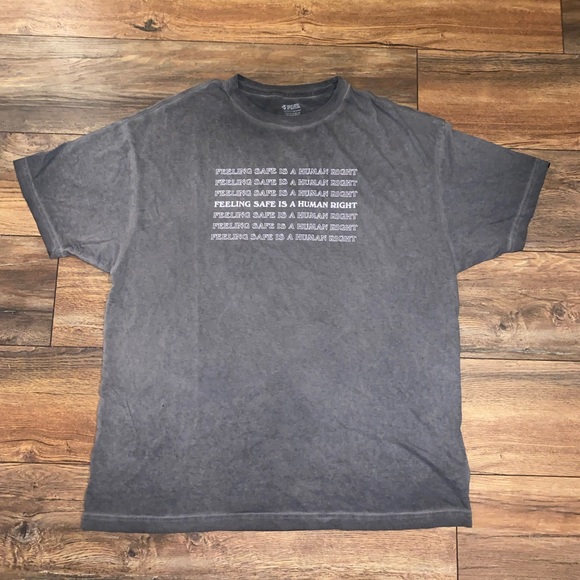 PINK Victoria's Secret Tops - Victoria’s Secret Pink Gray One Size Tee